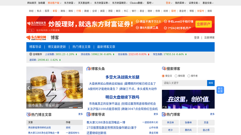 Oriental Wealth Blog_ Dongfang Wealth Network