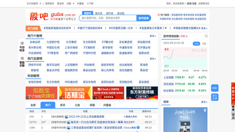 Stock Bar_ The most popular stock themed community in China_ Dongfang Wealth Network Stock thumbnail